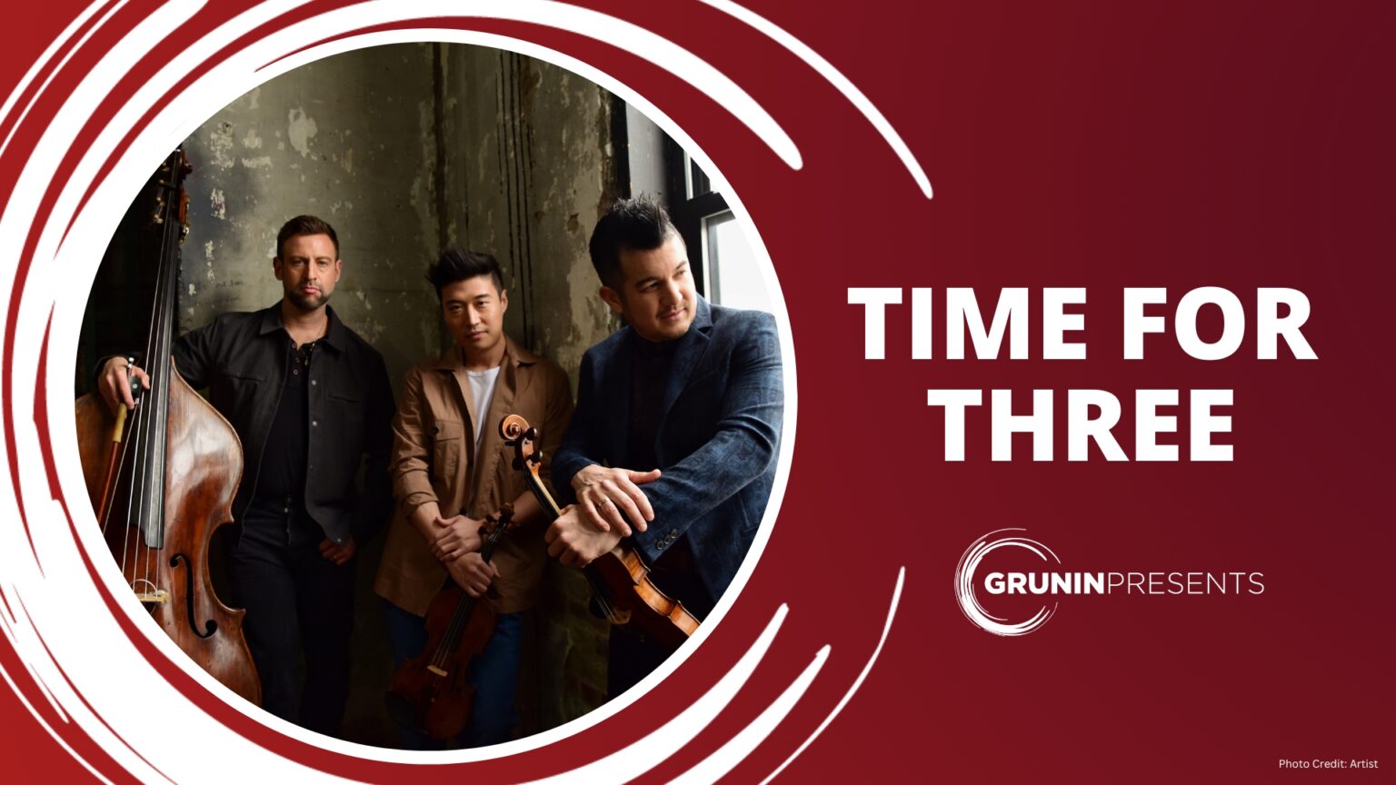 Time for Three Grunin Center for the Arts