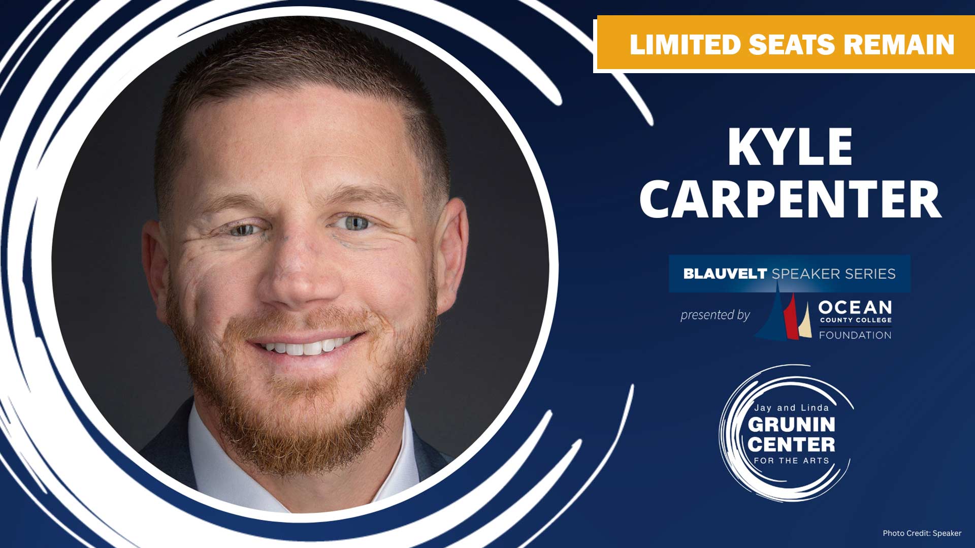 Kyle Carpenter - Limited Seats Remain